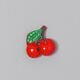 Bouton en plastique, cerise 48,  thumbnail number 1