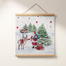 Panel Gobelin Lurex Père Noël – écru,  thumbnail number 6