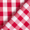 Tissu en coton Vichy à carreaux 1,7 cm – rouge/blanc,  thumbnail number 4