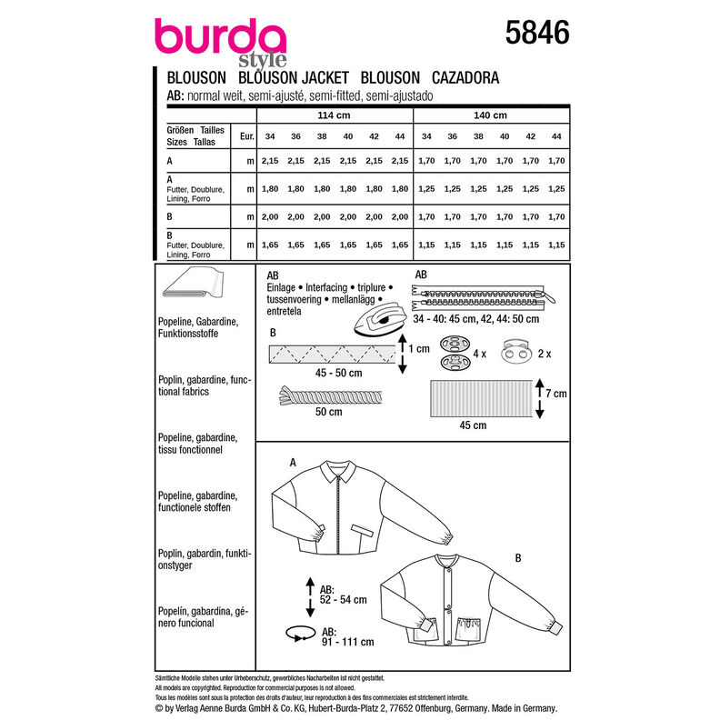 Chemisier | Burda 5846 | 34-44,  image number 9