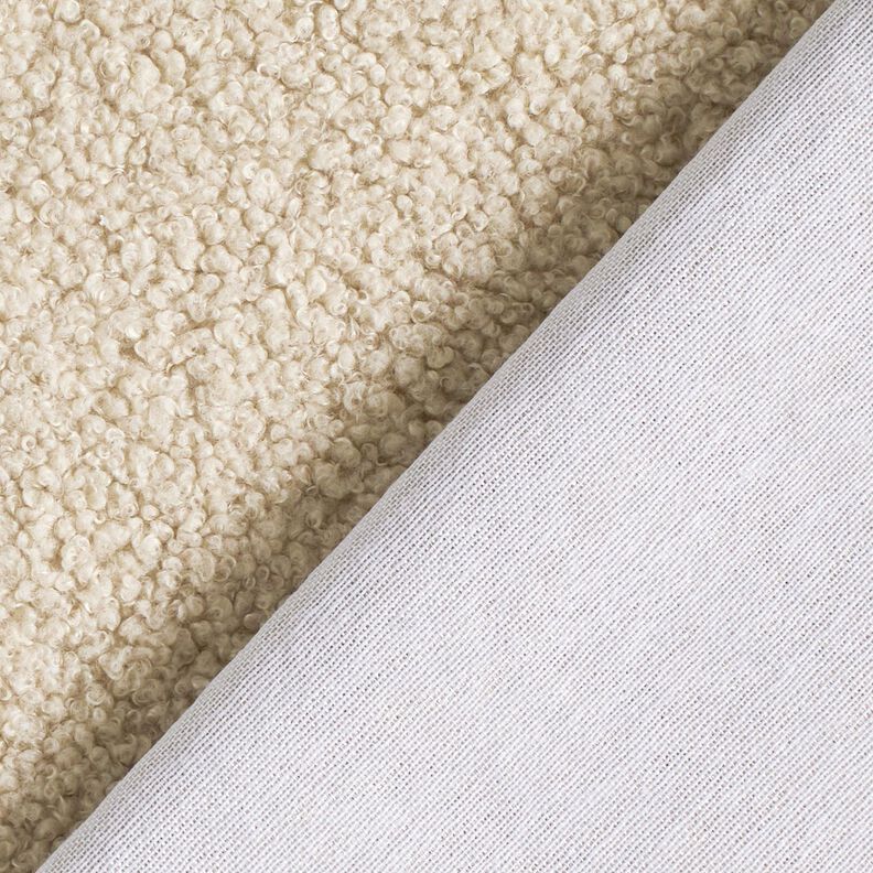 Tissu de revêtement Aspect peau de mouton – nature, image number 3