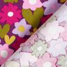 Jersey coton Fleurs colorées | Poppy Fabrics – raisin,  thumbnail number 4
