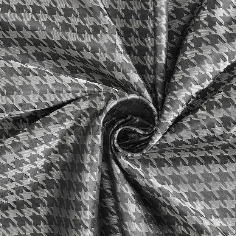 Tissu de doublure Jacquard Pied-de-poule – gris clair/gris foncé,  image number 3
