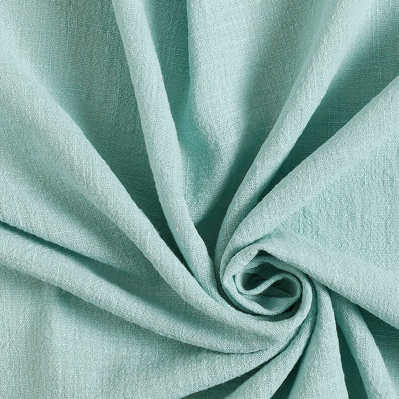 Tissu en coton Aspect lin – vert menthe,  image number 1