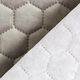 Tissu de revêtement velours matelassé nid d'abeille – gris,  thumbnail number 6