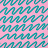 Popeline coton Making Waves | Nerida Hansen – rose,  thumbnail number 1