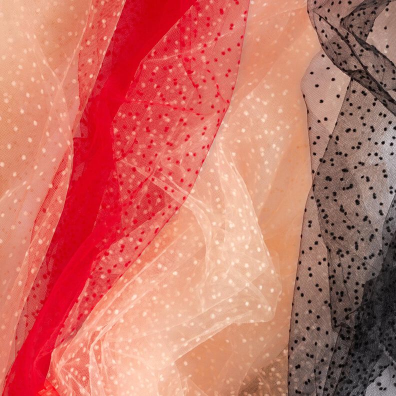 Tulle Pois veloutés – beige,  image number 5
