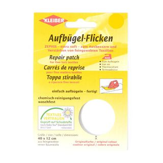 Tissu thermocollant Zephir – blanc, 