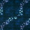 Jersey coton Dégradé de papillons | Glitzerpüppi – bleu nuit,  thumbnail number 1