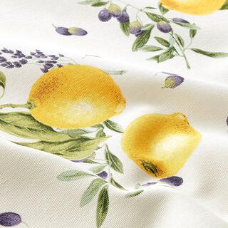 Tissu de décoration Canvas Citrons – jaune, 