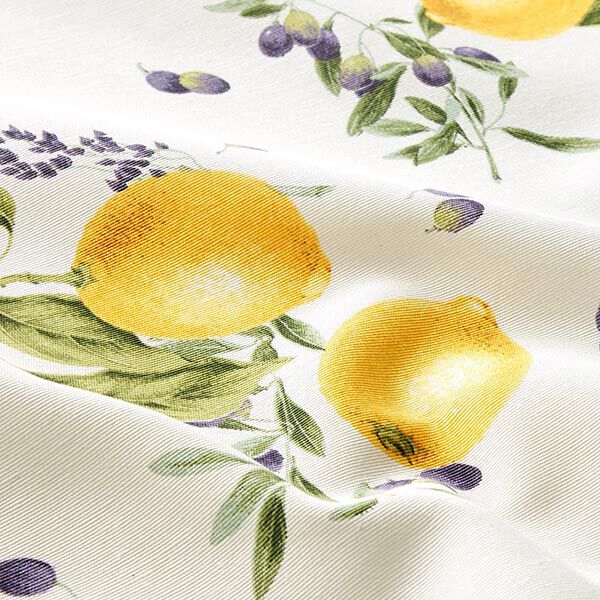 Tissu de décoration Canvas Citrons – jaune,  image number 2