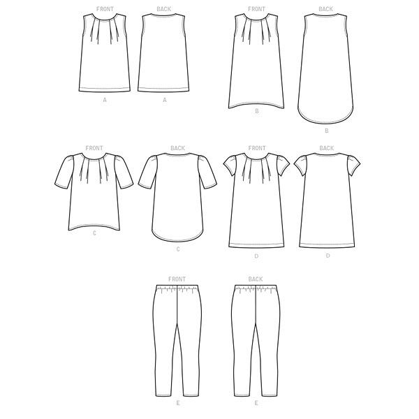 Haut Fille | Robe | Leggings, McCalls 7709 | 128 - 152, image number 10