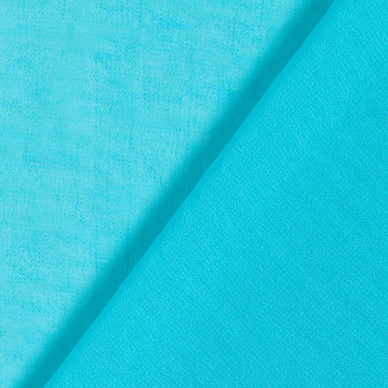 Crêpe Chiffon Uni – turquoise,  image number 3