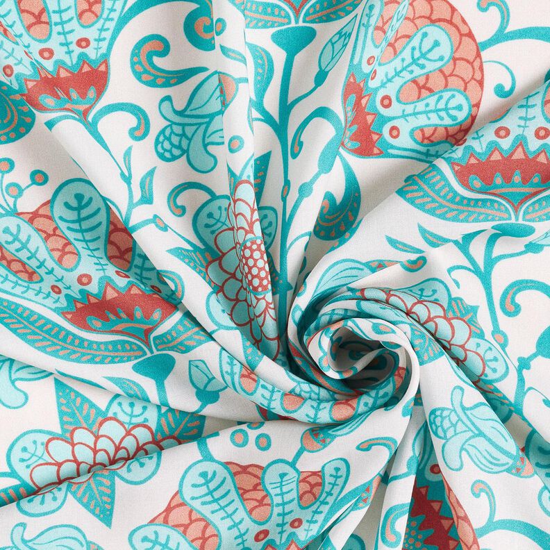 Viscose Voile Fleurs d'Ibiza – beige clair, image number 3