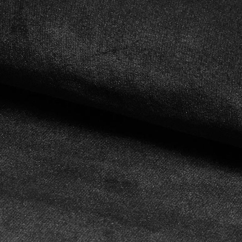 Tissu de revêtement Velours – noir,  image number 2