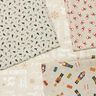 Tissu de décoration Semi-panama mini pères Noël – nature,  thumbnail number 5
