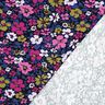 French Terry Sweat d’été Fleurs – noir/indigo,  thumbnail number 4