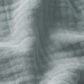 Tissu triple gaze de coton Uni – gris éléphant, 
