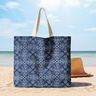 Tissu de décoration Canvas Carrelage batik – indigo/blanc,  thumbnail number 9