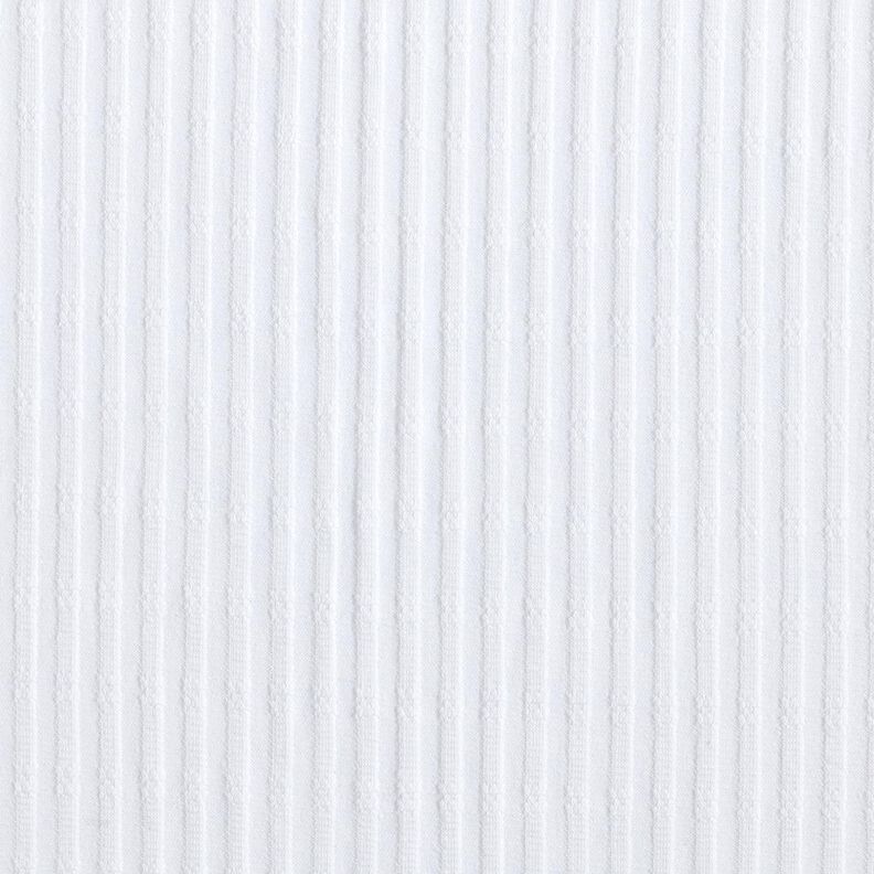 Jersey côtelé Modèle de tricot – blanc,  image number 1