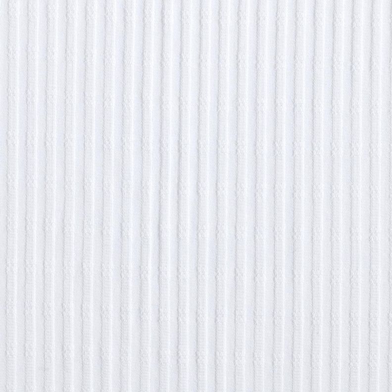 Jersey côtelé Modèle de tricot – blanc,  image number 1