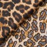 Coton enduit Délicat motif léopard – marron/noir,  thumbnail number 4