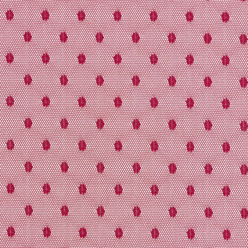 Softmesh Pois – rouge foncé,  image number 1