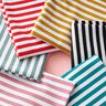 Jersey coton Rayures larges – rouge/blanc,  thumbnail number 5