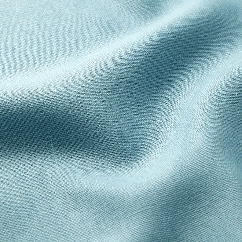 Pur lin lourd Uni – bleu clair, image number 2