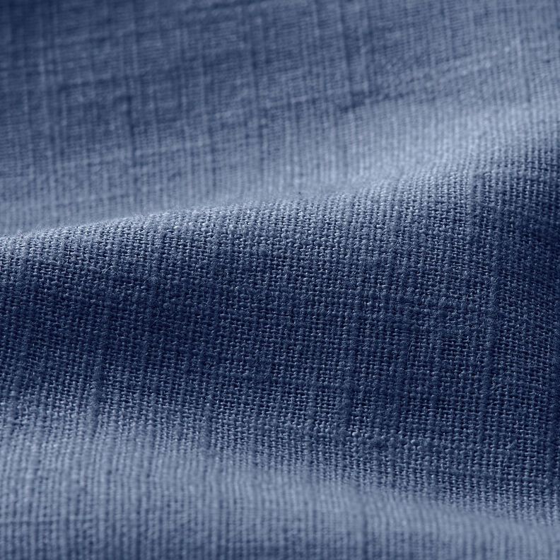 Tissu de lin en ramie mélangée medium – gris bleu,  image number 2