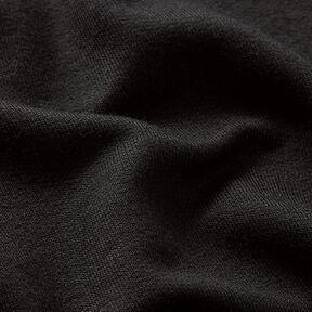 LENZING™ ECOVERO™ French Terry léger – noir, 