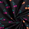 Jersey coton Cerises scintillantes | by Poppy – noir,  thumbnail number 3