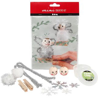 Mini-kit créatif Anges en pinces en bois [ 2 Pièces ], 