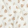 Tissu double gaze de coton Branches | Poppy Fabrics – ivoire/mocca,  thumbnail number 2