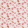 Coton enduit Chatons joueurs – rosé,  thumbnail number 1
