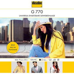 G 770 Entoilage tissé polyvalent thermocollant | Vlieseline – beige, 