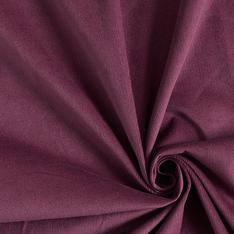Velours milleraies Uni – aubergine, image number 1