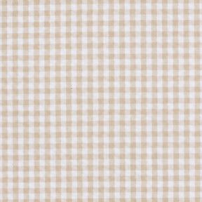 <h2>Seersucker petit carreau, beige &ndash; an&eacute;mone/blanc &ndash; avec sa structure Seersucker caract&eacute;ristique, 