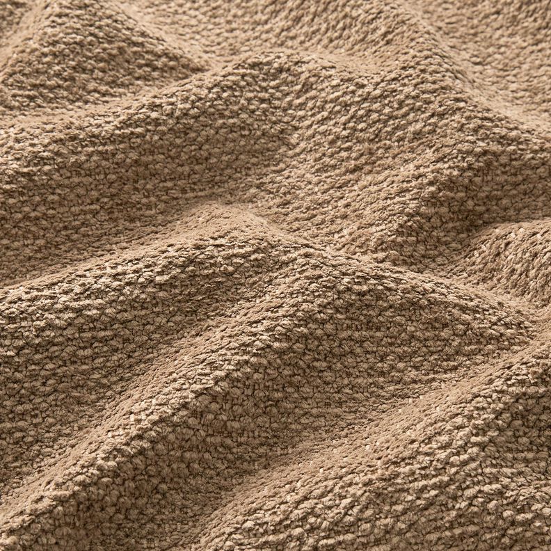 Tissu de rev&ecirc;tement poils doux &ndash; taupe fonc&eacute;,  image number 2