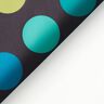 Tissu pour veste de pluie Cercles colorés – bleu nuit,  thumbnail number 5