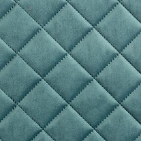 Tissu de revêtement Velours Tissu matelassé – vert sapin, 