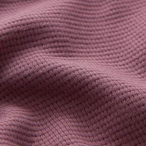 Mini Jersey de coton gaufré uni – aubergine, 