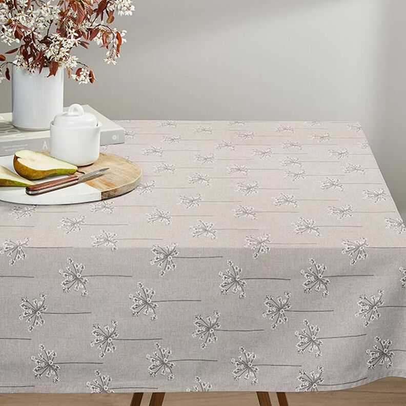 Tissu de décoration Semi-panama griffe d'ours – nature/blanc,  image number 11