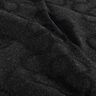 Tissu pour manteau magnifiques fleurs – noir,  thumbnail number 2