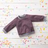 Molleton coton léger uni – aubergine,  thumbnail number 7