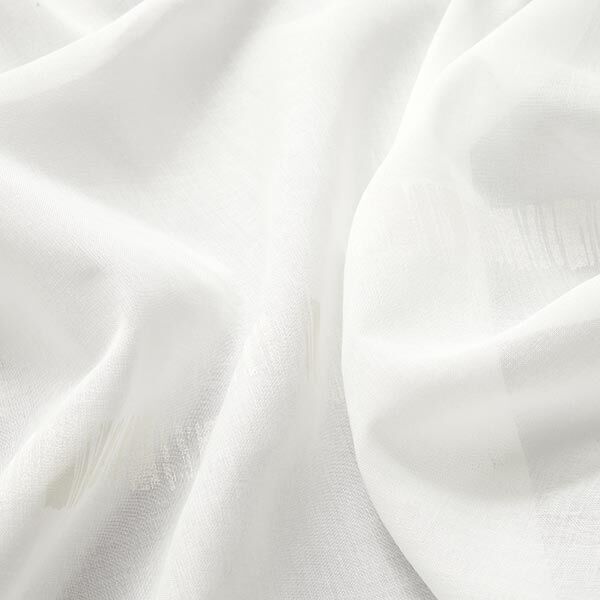 Tissu pour voilages Voile Rayures délicates 295 cm – blanc/ivoire,  image number 3