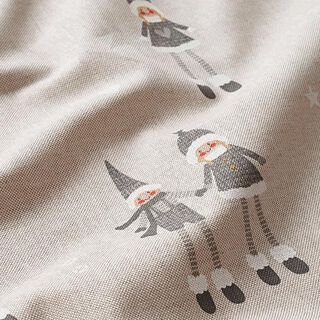 Tissu de décoration Semi-panama Lutin d’hiver – gris, 