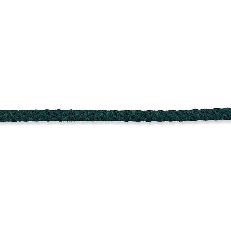 Cordon en coton [Ø 5 mm] – vert foncé,  image number 2