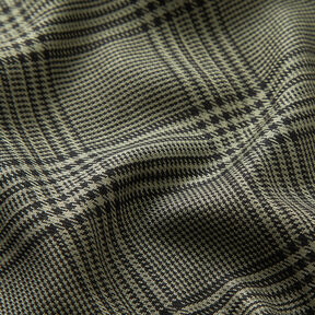 Tissu viscose Prince-de-galles – olive, 