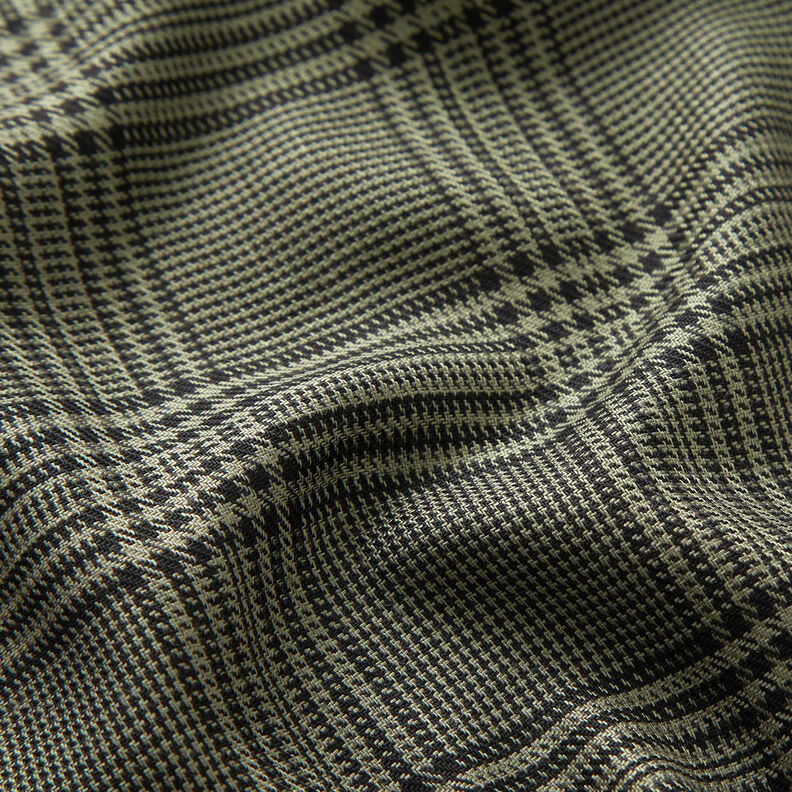 Tissu viscose Prince-de-galles – olive,  image number 2